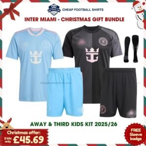 Inter Miami FC Christmas Football Kit Bundle 25/26 - Away & Third