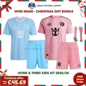Inter Miami FC Christmas Football Kit Bundle 25/26 - Home & Third