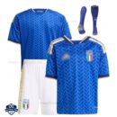 Italy Home Kids Football Kit 2026 - Overview with socks