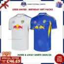 Leeds United Football Shirt Gift Pack 25/26 - Home & Away