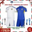 Leeds United Christmas Football Gift Bundle 25/26 - Home & Away