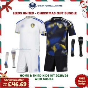 Leeds United Christmas Football Gift Bundle 25/26 - Home & Third
