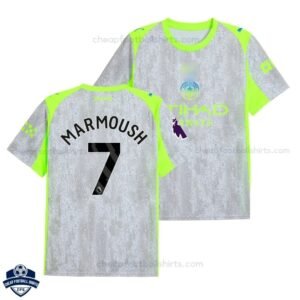 Manchester City Third Men Football Shirt 25/26 MARMOUSH 7 - overview