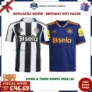 Newcastle United FC Gift Bundle - Home & Third Cheap Football Shirts 2025/26
