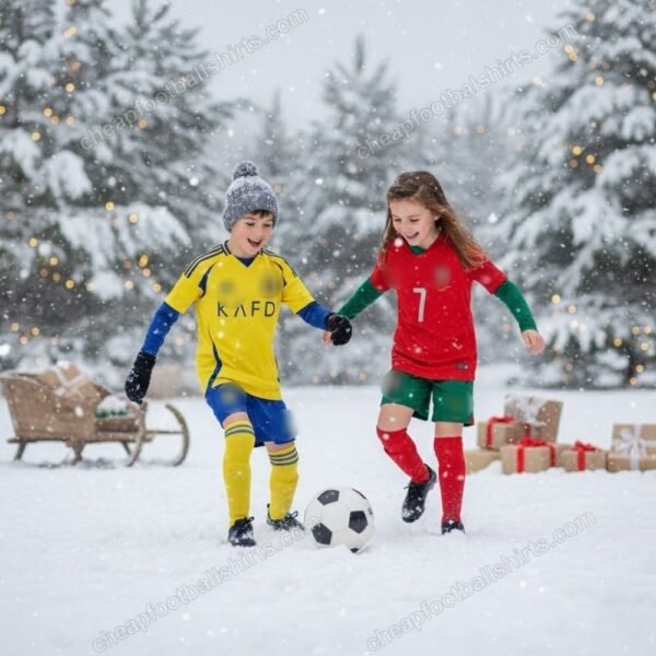 Ronaldo Home Football Kit Christmas Gift Bundle 24/25