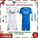 Real Madrid Christmas Football Gift Bundle 25/26