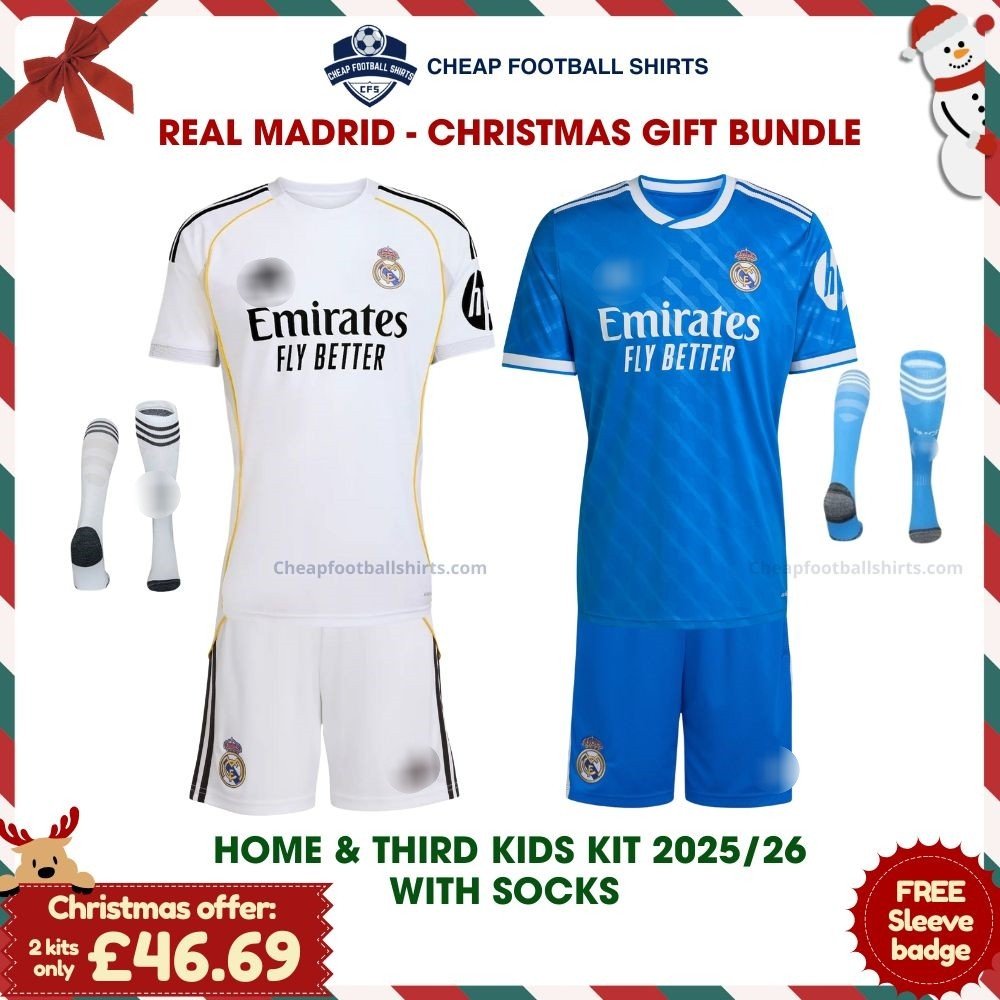 Real Madrid Christmas Football Gift Bundle 25/26