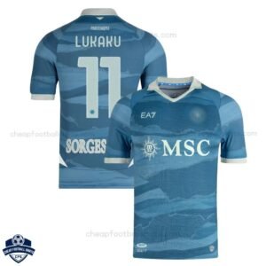 SSC Napoli Limited Lukaku 11 Edition Men Football Shirt 24/25 - overview