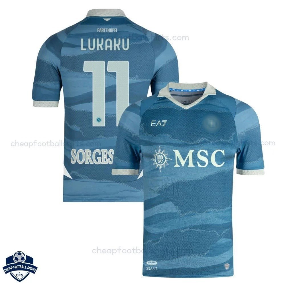 SSC Napoli Limited Lukaku 11 Edition Men Football Shirt 24/25 - overview