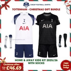 Tottenham Hotspur FC Christmas Football Kit Bundle 25/26 - Home & Away