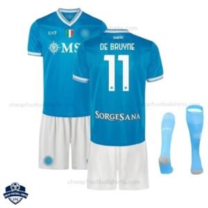 SSC Napoli DE BRUYNE 11 Home Adult Football Kit 25/26