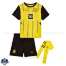 Dortmund Home Kids Football Kit 24/25 - Front View