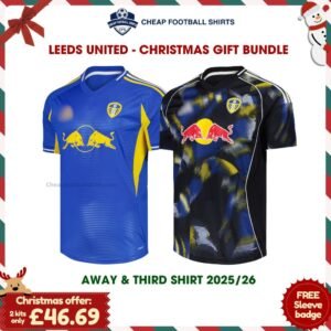 Leeds United Christmas Football Shirt Gift Pack 25/26 - Away & Third