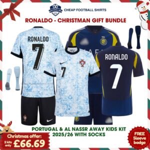Portugal & Al Nassr Away Kids Christmas Gift Bundle Kit 25/26 - Overview