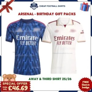 Arsenal FC Gift Bundle - Away & Third 2025/26