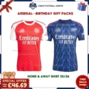 Arsenal FC Gift Bundle - Home & Away 2025/26