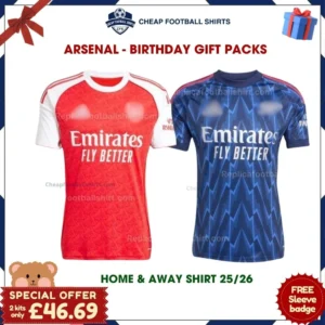 Arsenal FC Gift Bundle - Home & Away 2025/26