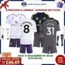 Manchester United Birthday Football Gift Packs 25/26 - B.FERNANDES 8 and LAMMENS 31