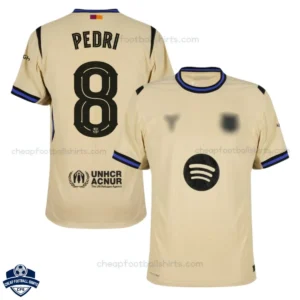 Barcelona Away Men Football Shirt 25/26 PEDRI 8