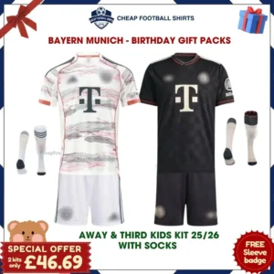Bayern Munich Football Gift Bundle 25/26 - Away & Third