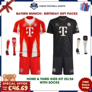 Bayern Munich Football Gift Bundle 25/26 - Home & Third