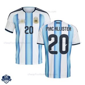 Argentina MAC ALLISTER 20 World Cup Home Football Shirts 2026 - Overview