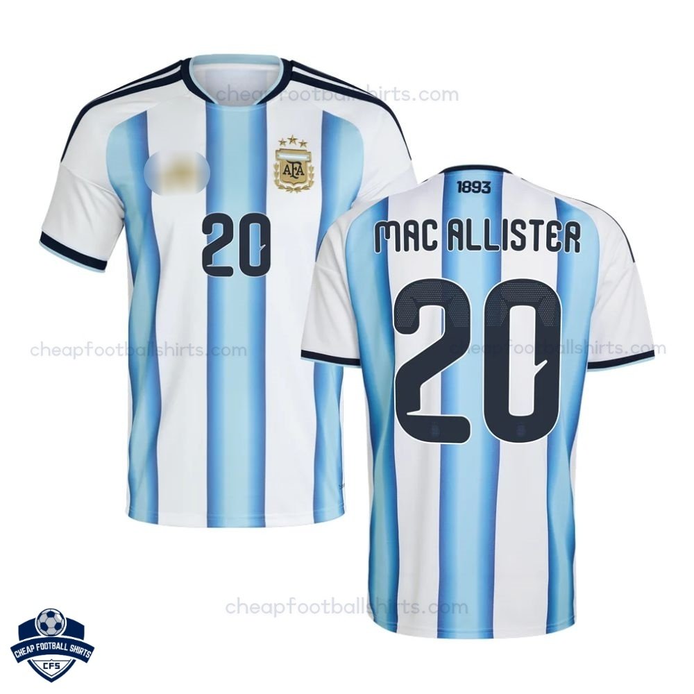 Argentina MAC ALLISTER 20 World Cup Home Football Shirts 2026 - Overview