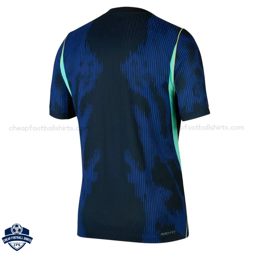 Brazil Away Men Football Shirt 25/26 - Back View