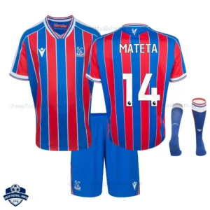 Crystal Palace MATETA 14 Home Kids Football Kit 25/26 - Overview