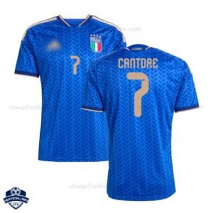 Italy World Cup CANTORE 7 Home Football Shirts 2026 - Overview