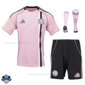 Leicester City Third Kids Football Kit 25/26 - Front View