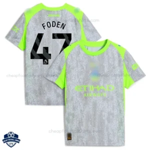 Manchester City Third Men Football Shirt 25/26 FODEN 47 - Overview