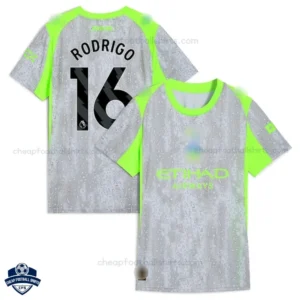 Manchester City Third Men Football Shirt 25/26 RODRIGO 16 - Overview