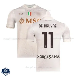 SSC Napoli Away Men Football Shirt 25/26 DE BRUYNE 11 - Overview