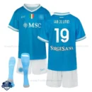 SSC Napoli Home Kids Football Kit 25/26 HØJLUND 19 - Overview