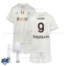 SSC Napoli Away Kids Football Kit 25/26 LUKAKU 9 - Overview
