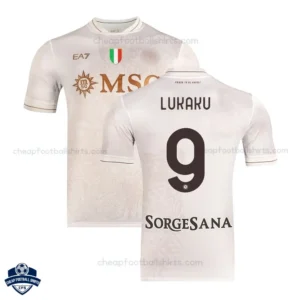 SSC Napoli Away Men Football Shirt 25/26 LUKAKU 9 - Overview
