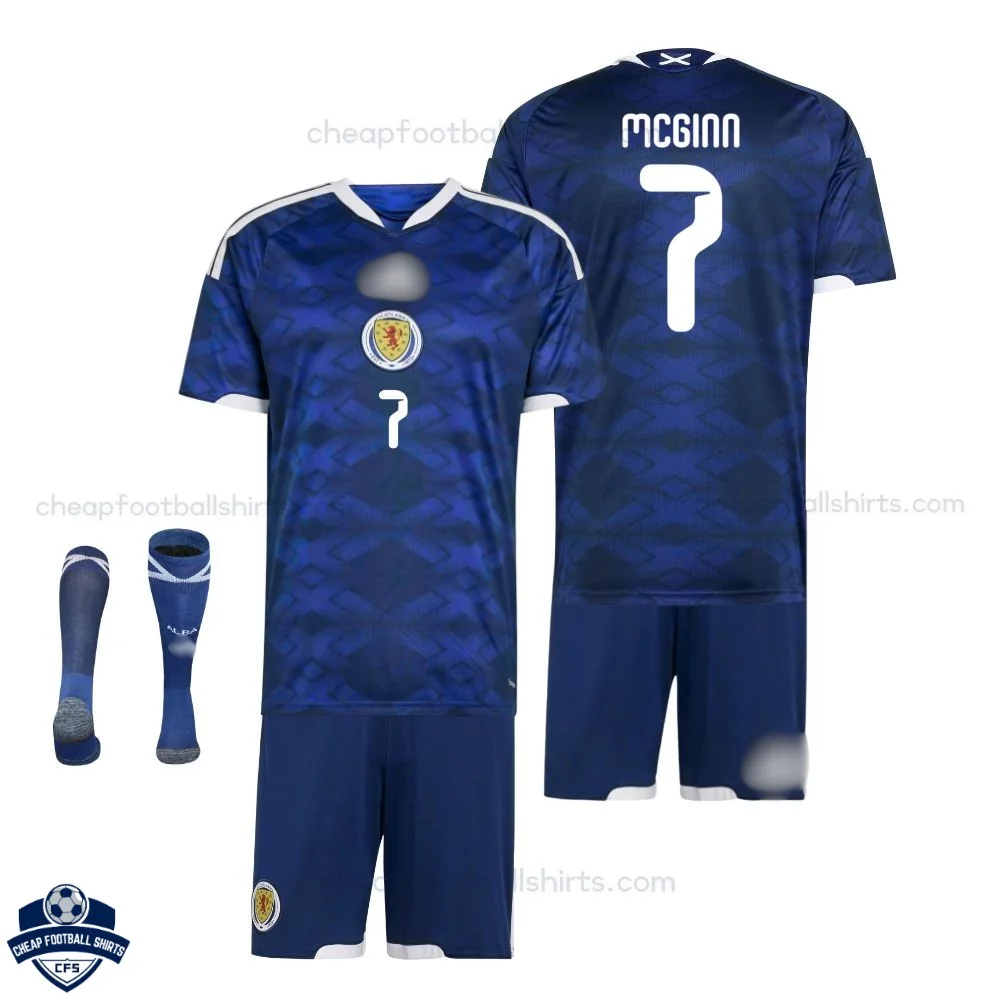 Scotland World Cup MCGINN 7 Home Kids Cheap Football Kit 2026 - Overview