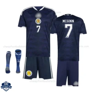 Scotland World Cup MCGINN 7 Home Kids Cheap Football Kit 2026 - Overview