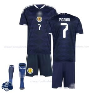 Scotland World Cup MCGINN 7 Home Kids Cheap Football Kit 2026 - Overview