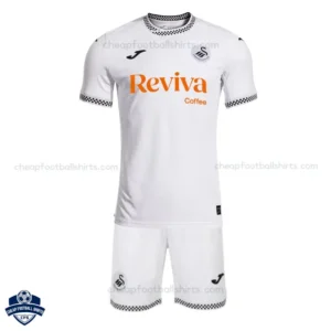Swansea City Home Kids Football Kit 25/26 - Front View
