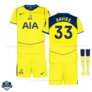 Tottenham Hotspur DAVIES 33 Third Kids Football Kit 25/26 - Overview