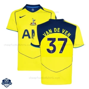 Tottenham Third Men Football Shirt 25/26 VAN DE VEN 37 - Overview