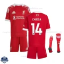 Liverpool CHIESA 14 Home Kids Football Kit 25/26