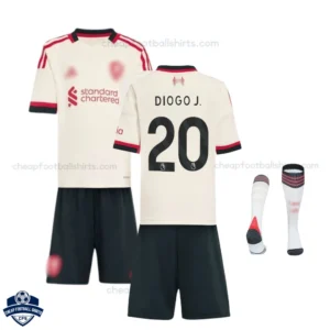 Liverpool DIOGO J. 20 Away Kids Football Kit 25/26