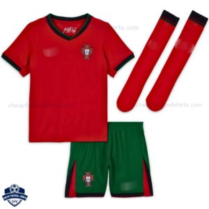 Portugal Home Kids Football Kit 24/25