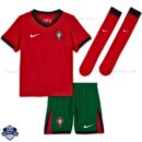 Portugal Home Kids Football Kit 24/25