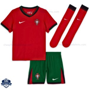 Portugal Home Kids Football Kit 24/25