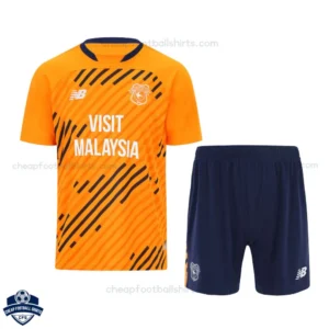 Cardiff City Third Kids Football Kit 25/26 - front view