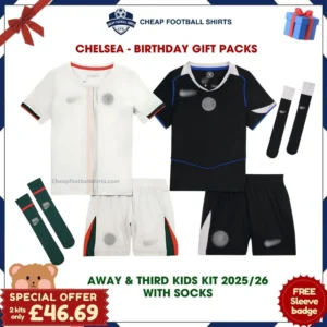 Chelsea Football Kit Gift Pack 25/26 - Away & Third